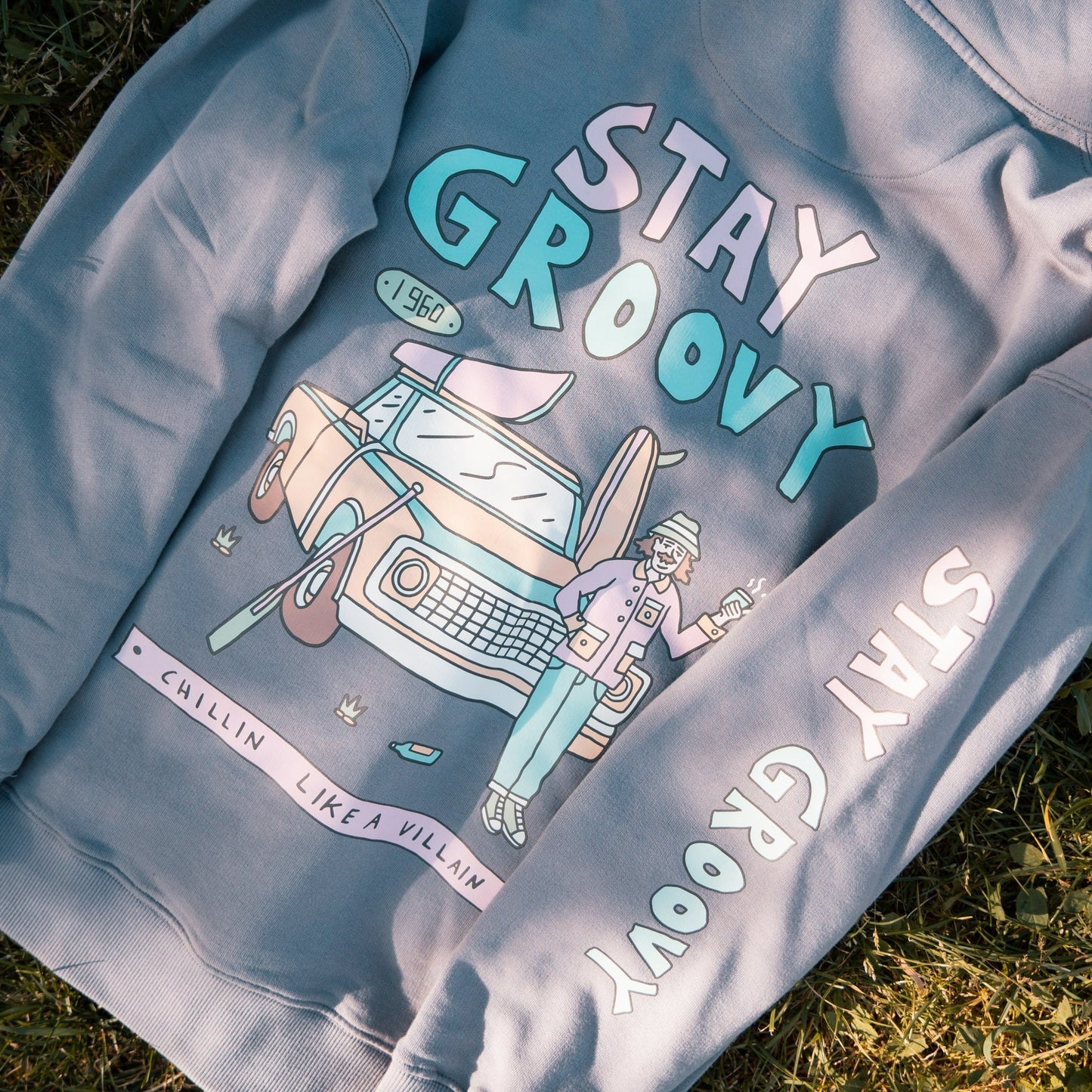 Organic "Stay Groovy" Hoodie