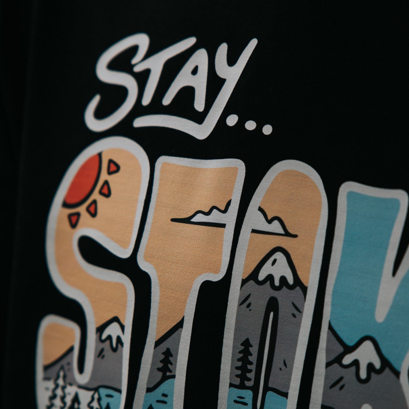 Organic "Stay Stoked" Long Sleeve Tee