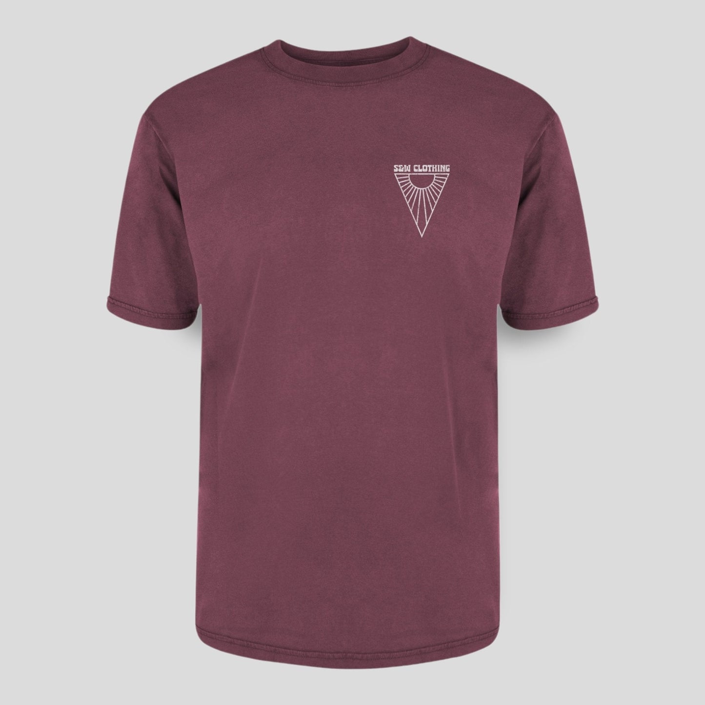 Over-sized "Sunrise" Stone-wash Tee