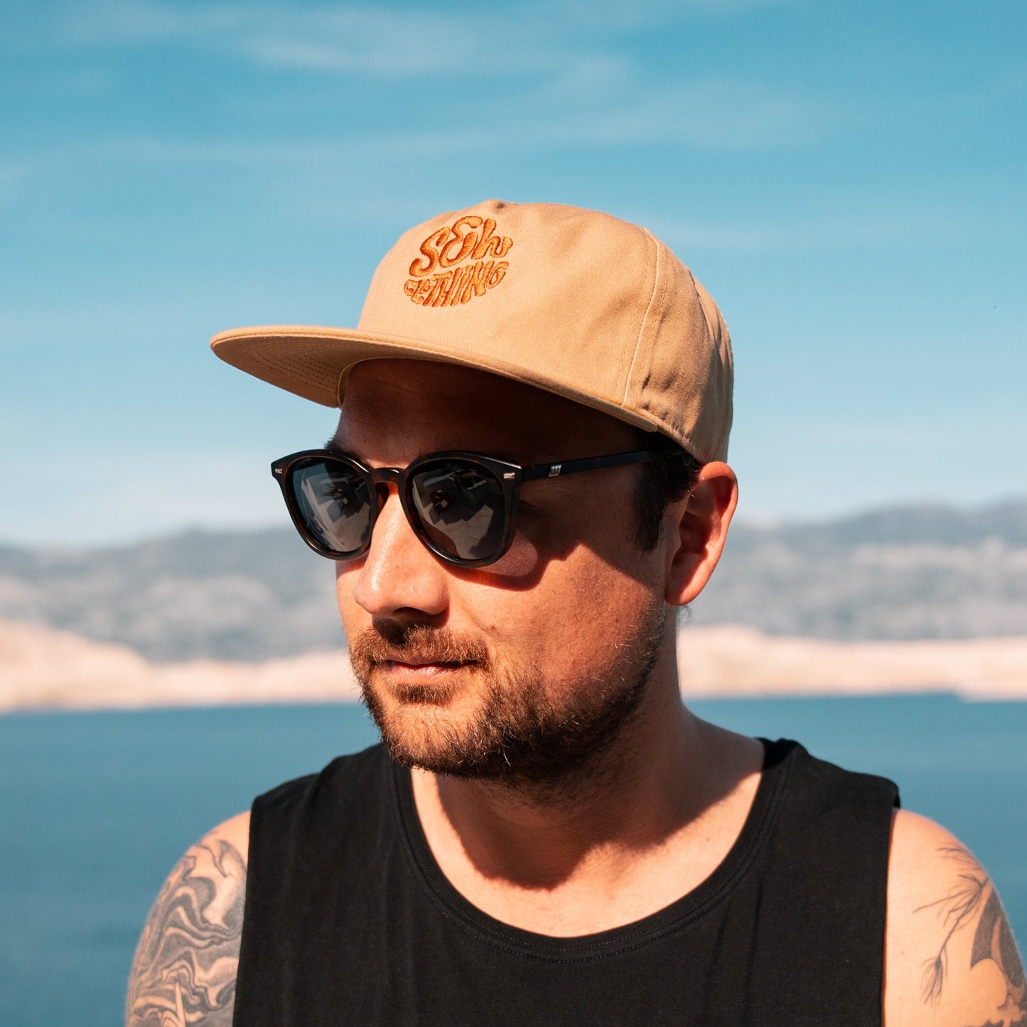 Organic "S&W" Cap (Beige)