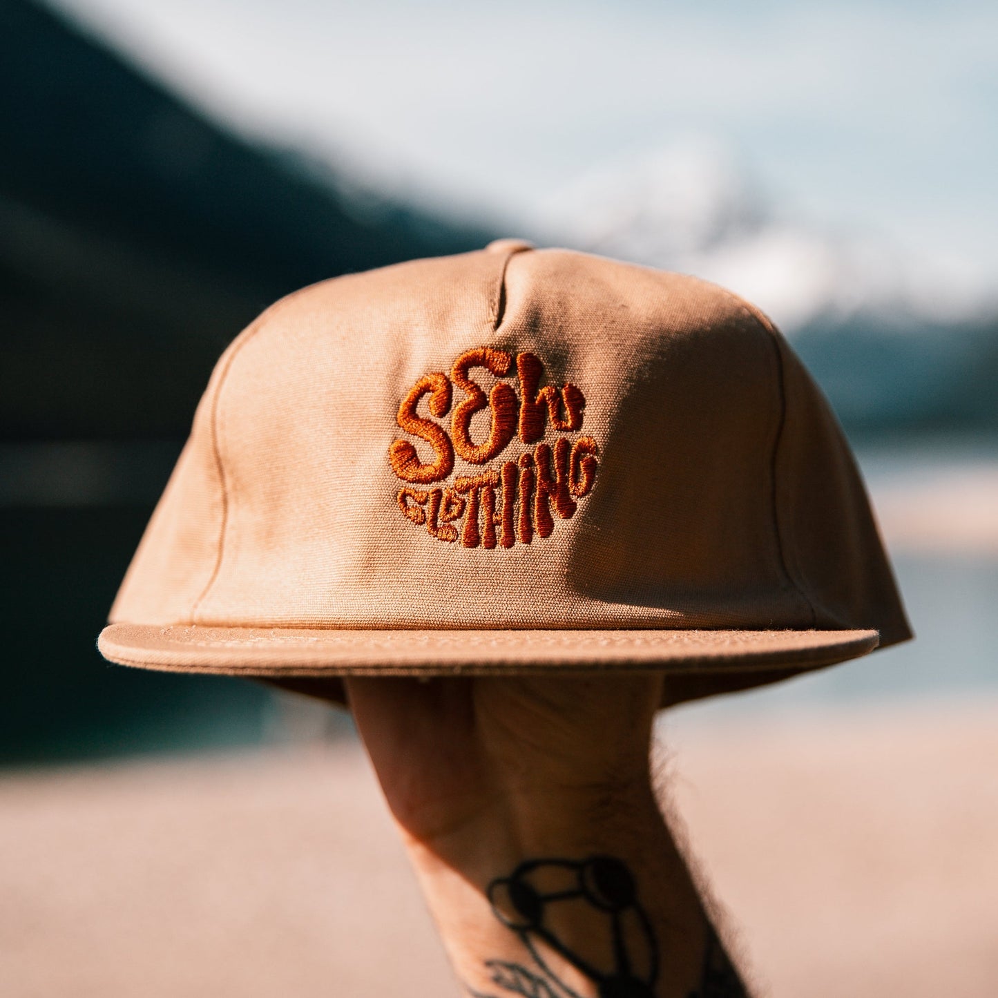 Organic "S&W" Cap (Beige)