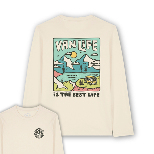 Organic "Van Life" Long Sleeve Tee
