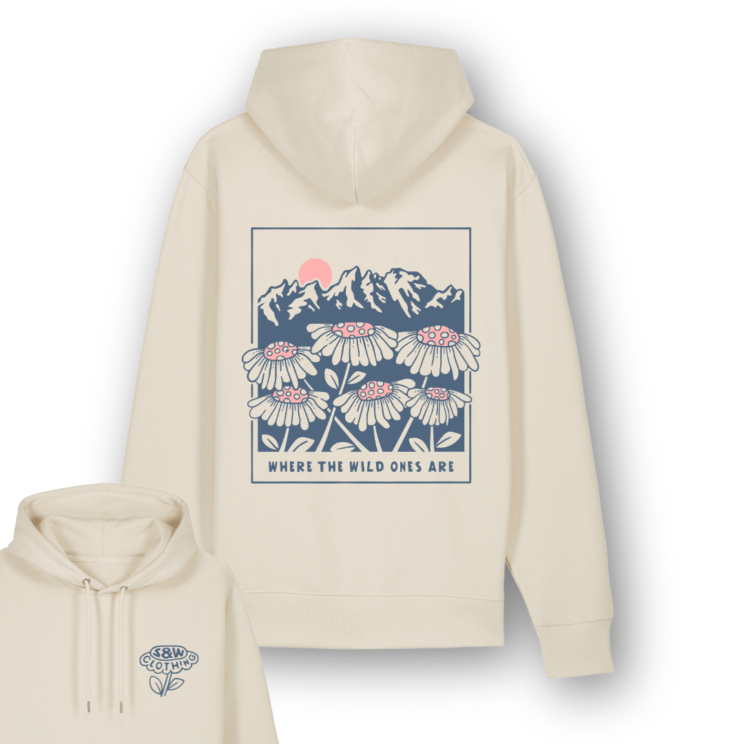 Organic "Where the wild ones are" Hoodie