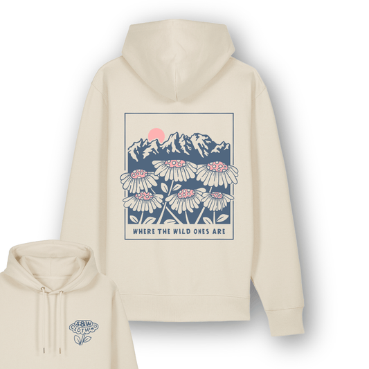 Organic "Where the wild ones are" Hoodie