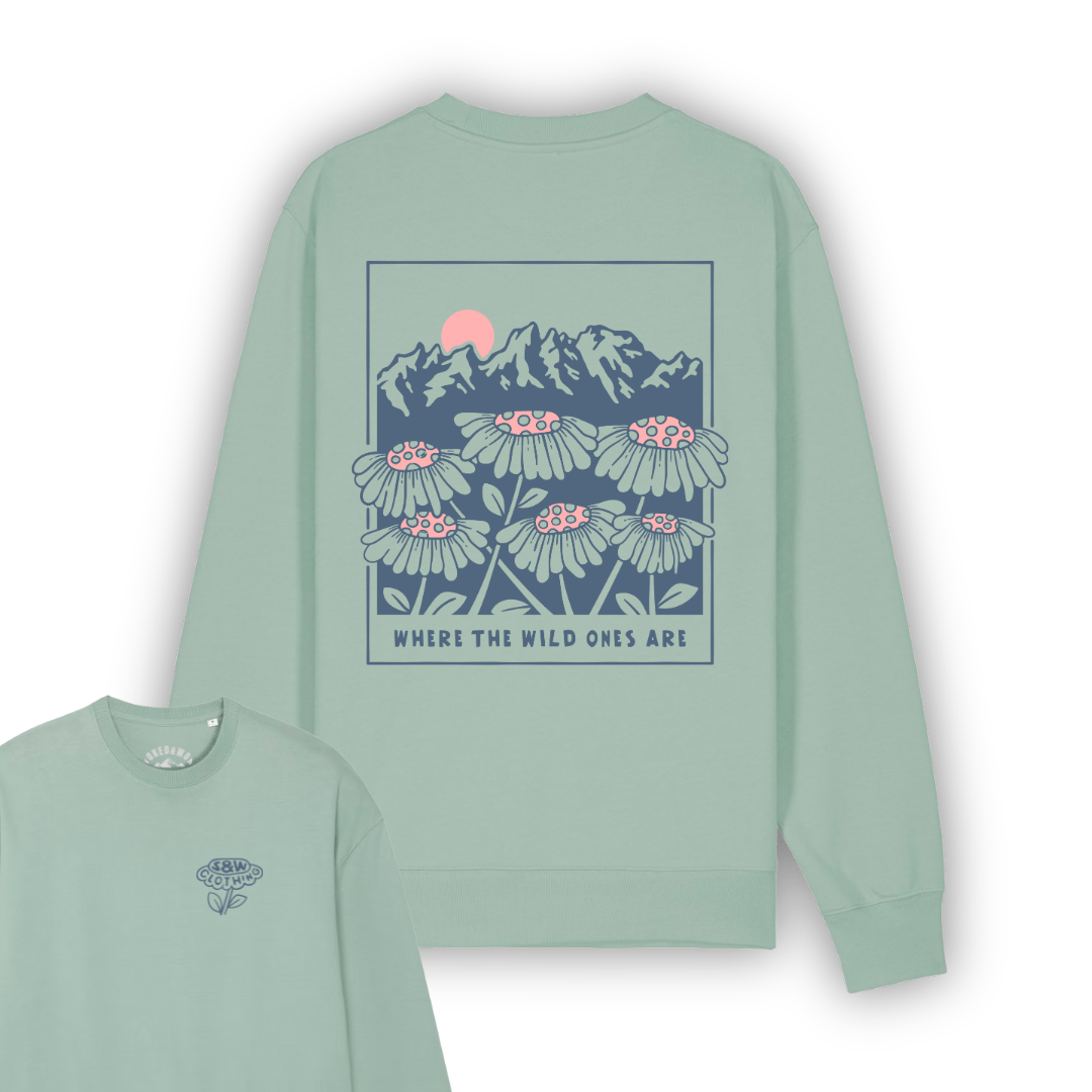 Organic "Where the Wild Ones Are" Pullover Sweatshirt