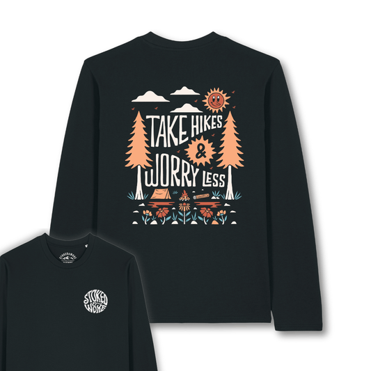 Organic "Worry Less" Long Sleeve Tee