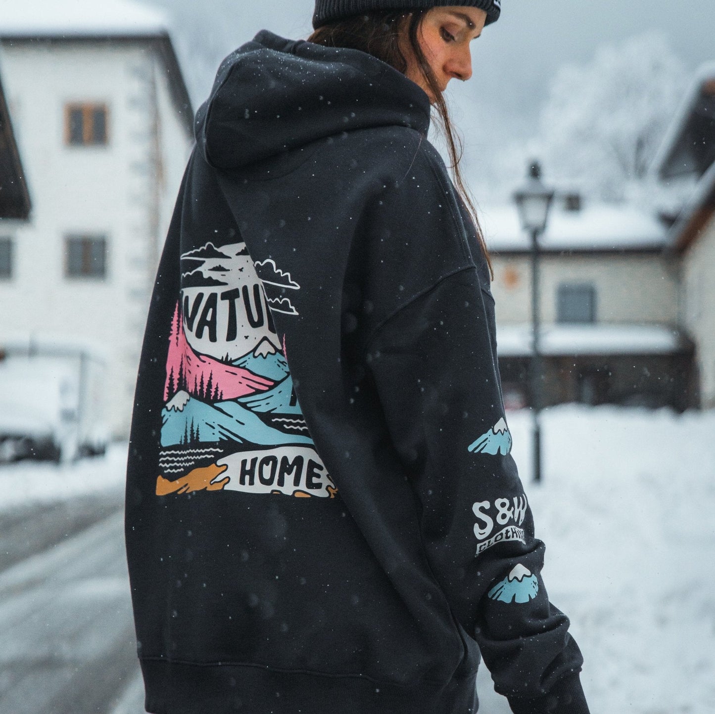 Organic "Nature Is Home" Hoodie