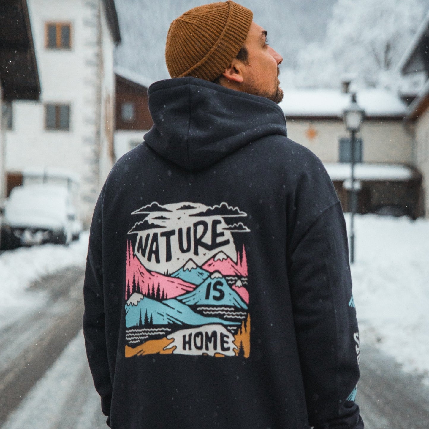 Organic "Nature Is Home" Hoodie