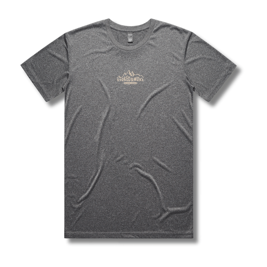 Recycled "Active" Tee in Graphite
