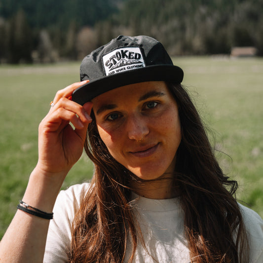 Recycled "Black" Hikers Cap