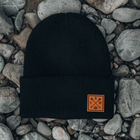 Recycled Cuffy Beanie - Black