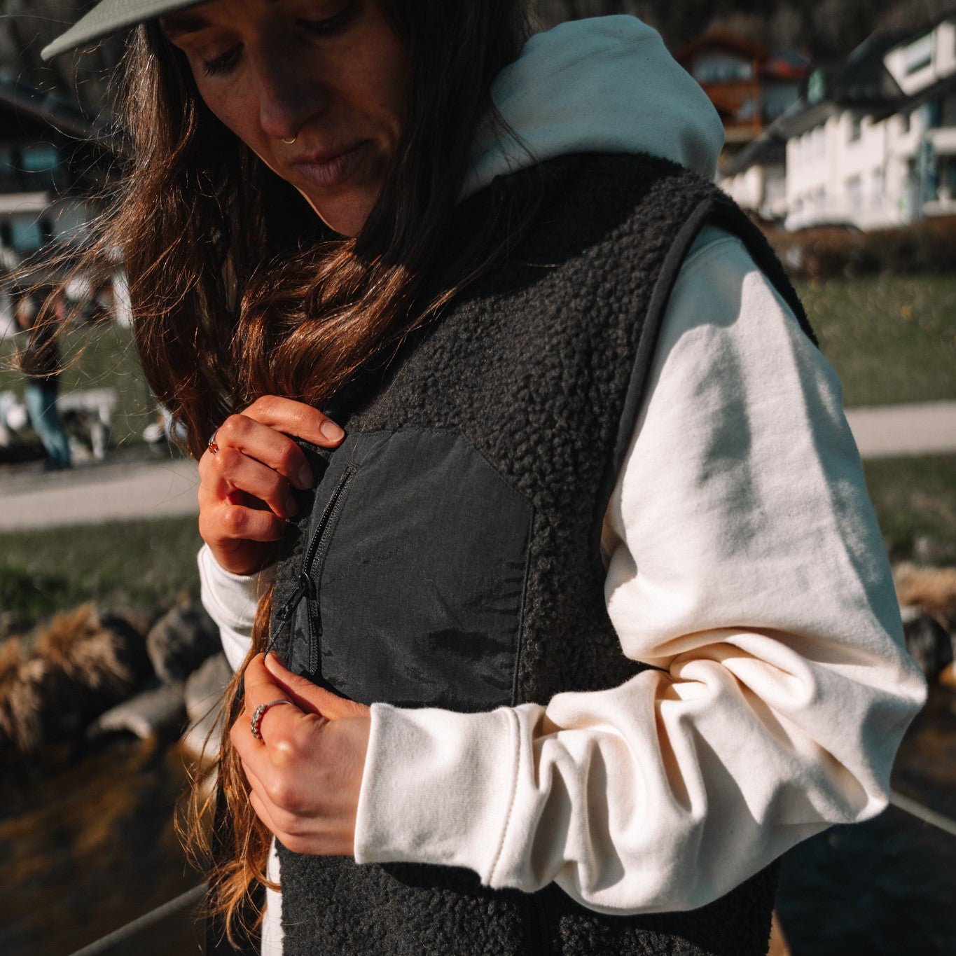 Recycled "Explorer" Sherpa Fleece Vest