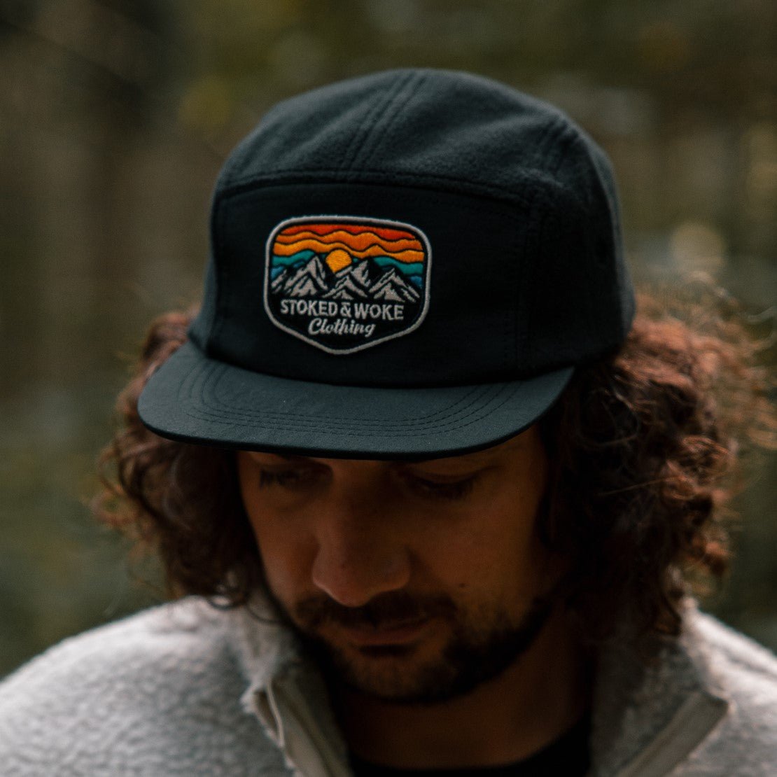 Recycled Fleece Camper Cap - Black