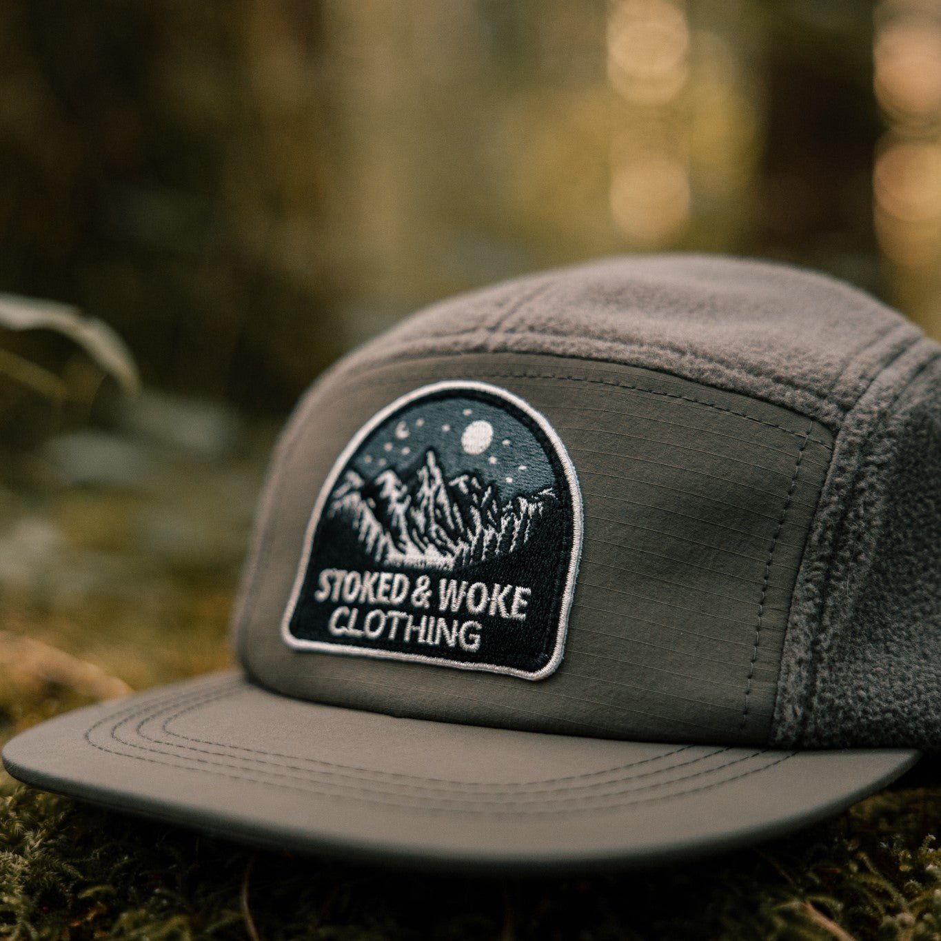 Recycled Fleece Camper Cap - Olive Green