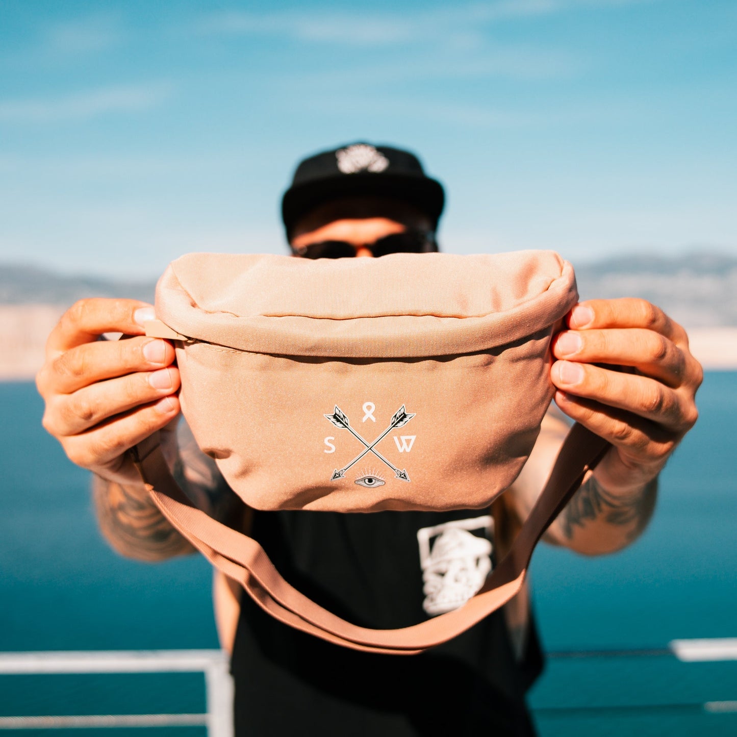 Recycled Hip Bag - Hazelnut