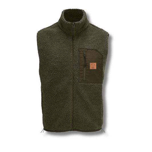Recycled "Seeker" Sherpa Fleece Vest