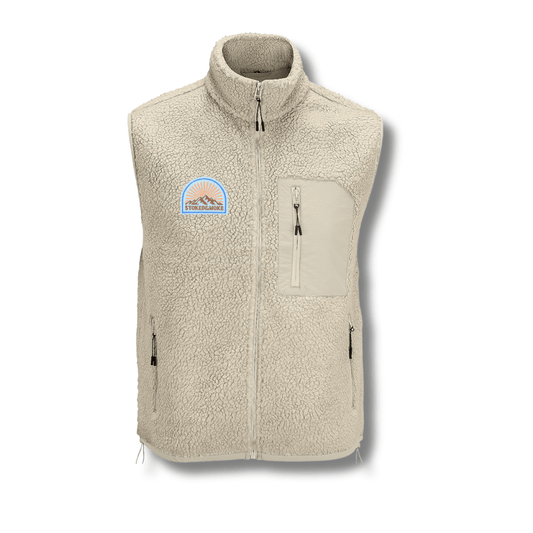 Recycled "Sunrise" Sherpa Fleece Vest