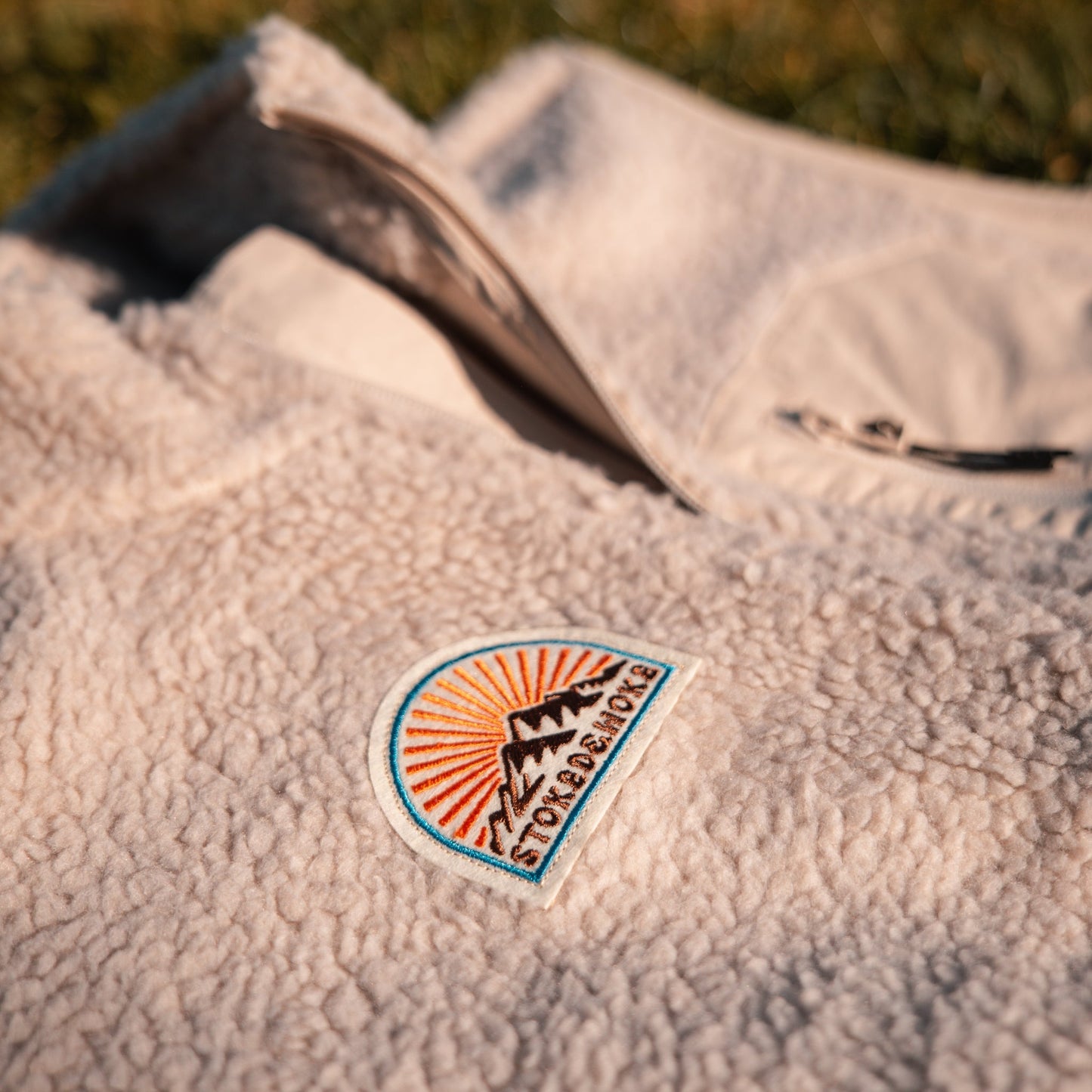 Recycled "Sunrise" Sherpa Fleece Vest