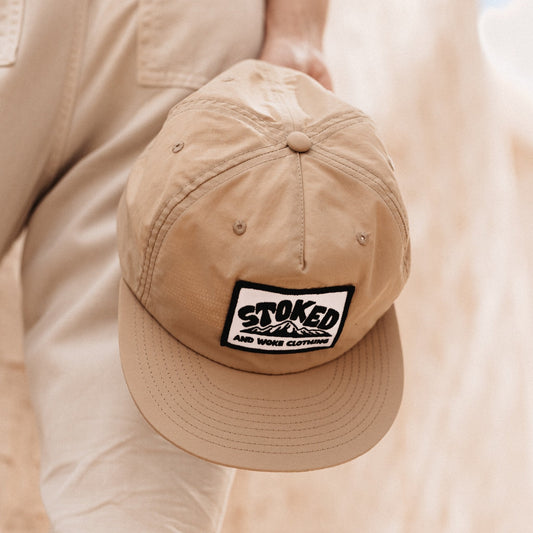 Recycled "Tan" Hikers Cap
