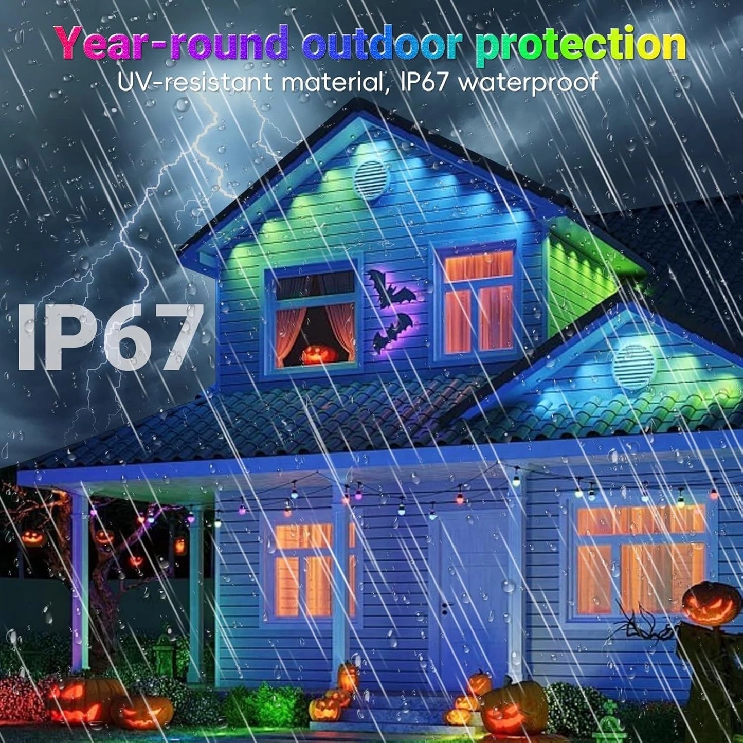 100FT Permanent Outdoor Lights