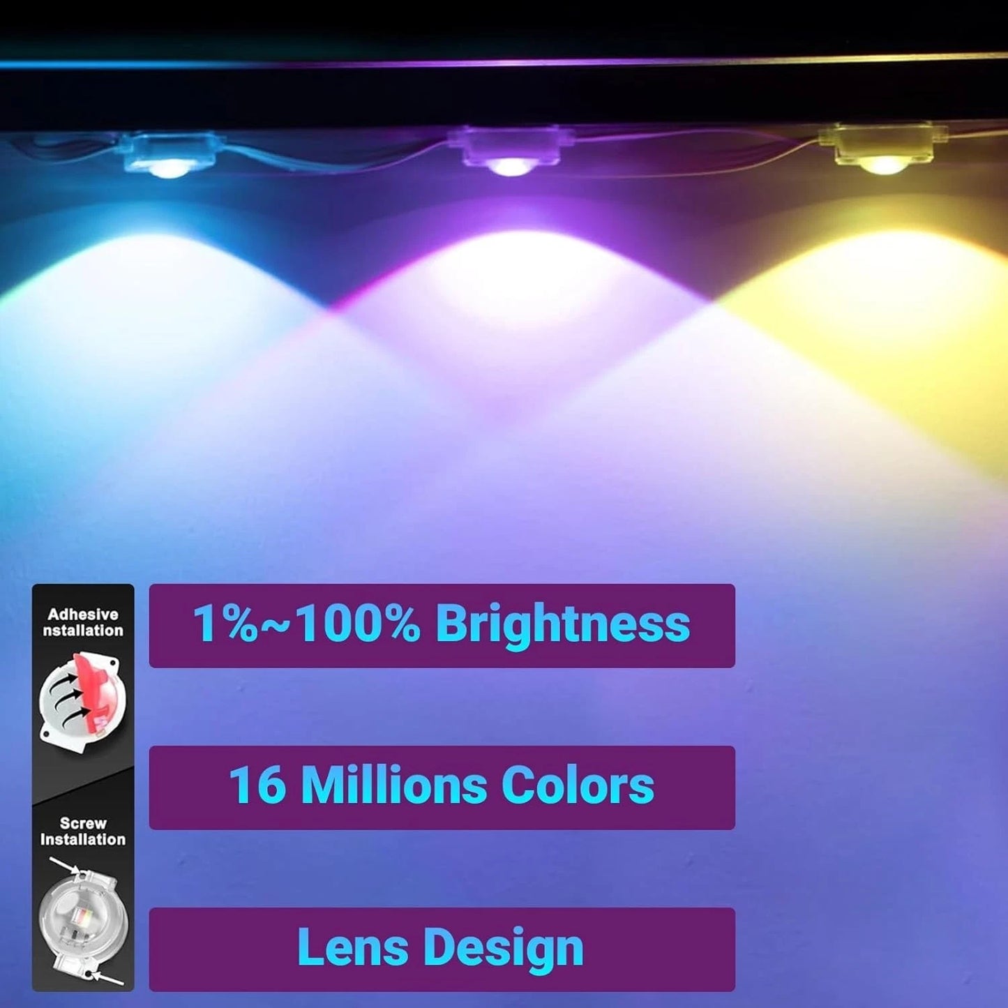 100FT Permanent Outdoor Lights