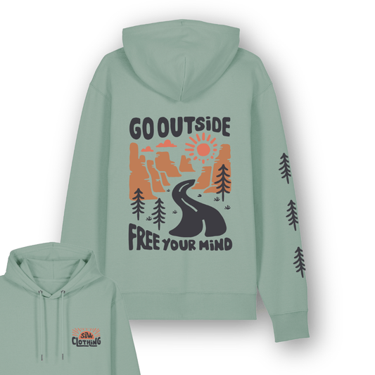 Sage Green "Free Your Mind" Hoodie