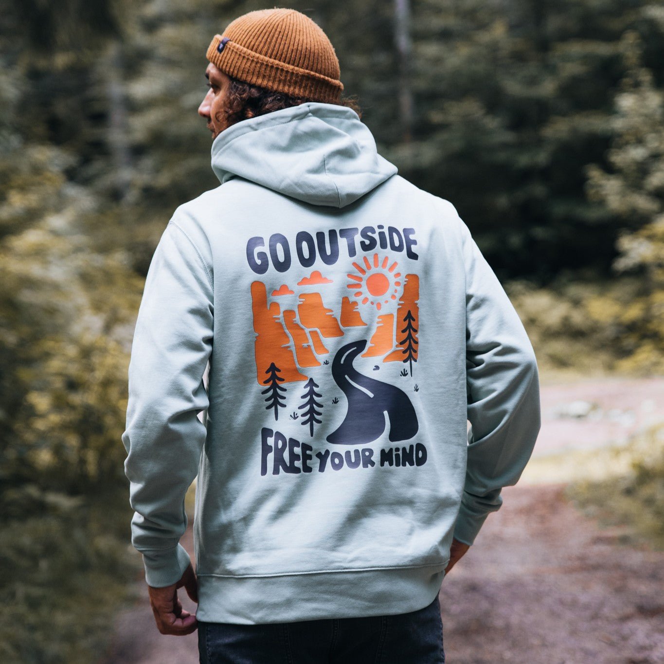 Sage Green "Free Your Mind" Hoodie