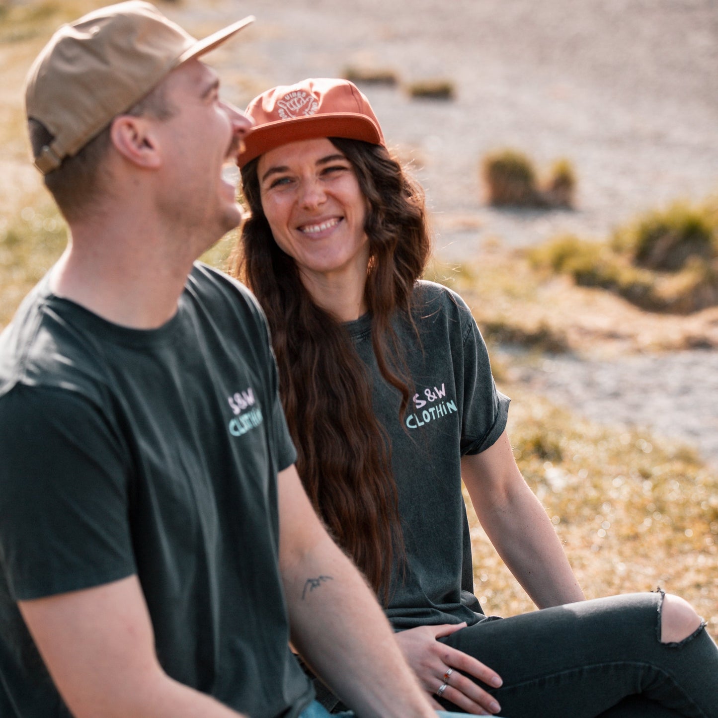 Stone Washed "Stay Groovy" Tee